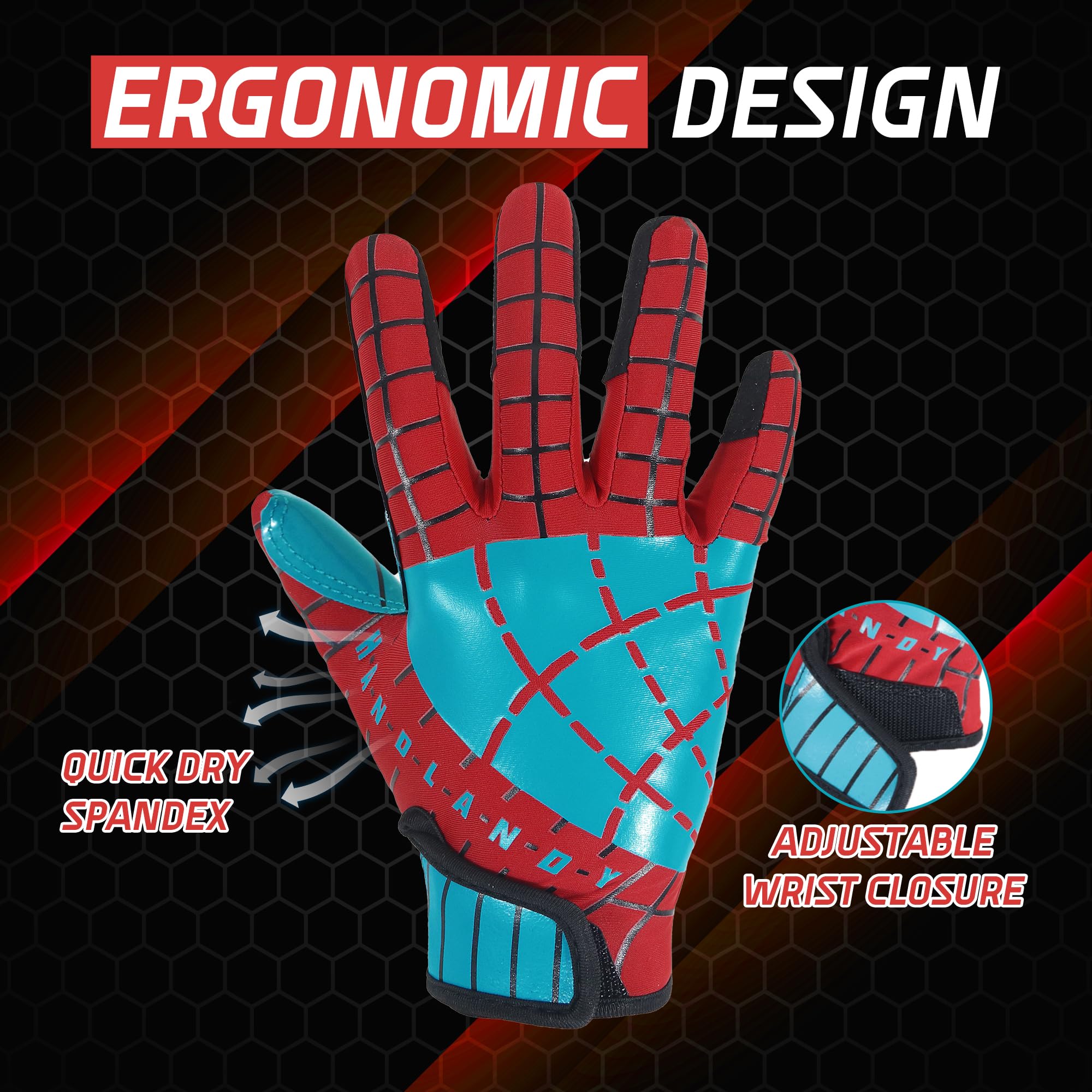 AIGEVTURE backhand texture detail showing breathable fabric and cooling benefit