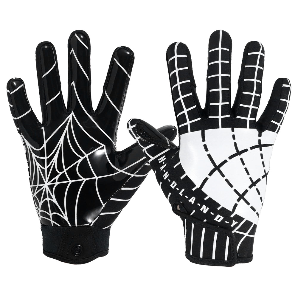 AIGEVTURE front view of gloves showing clean black and white design and fit benefit