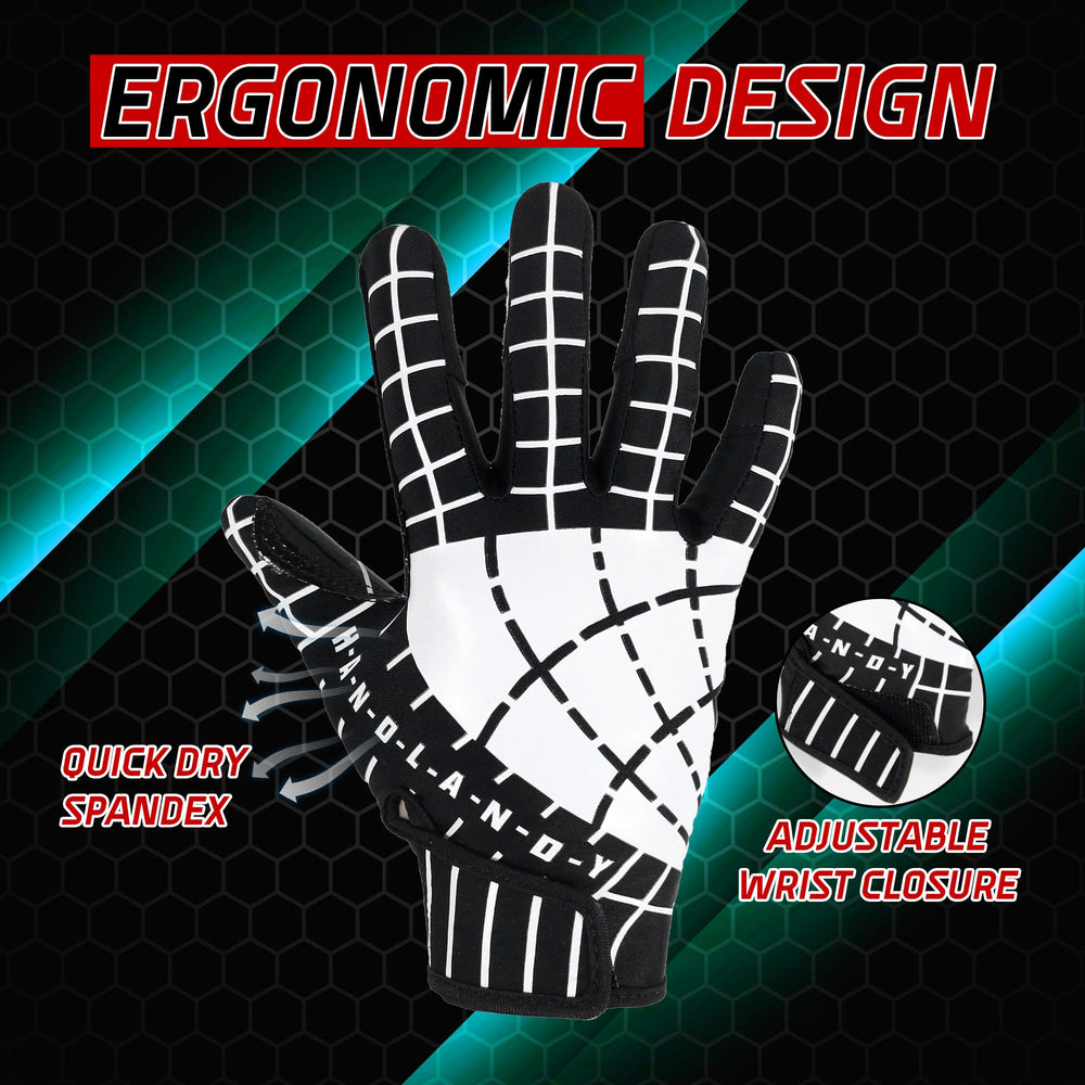 AIGEVTURE close-up of tacky palm grip improving ball control in youth play