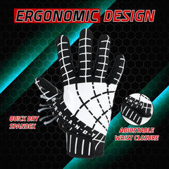 AIGEVTURE close-up of tacky palm grip improving ball control in youth play