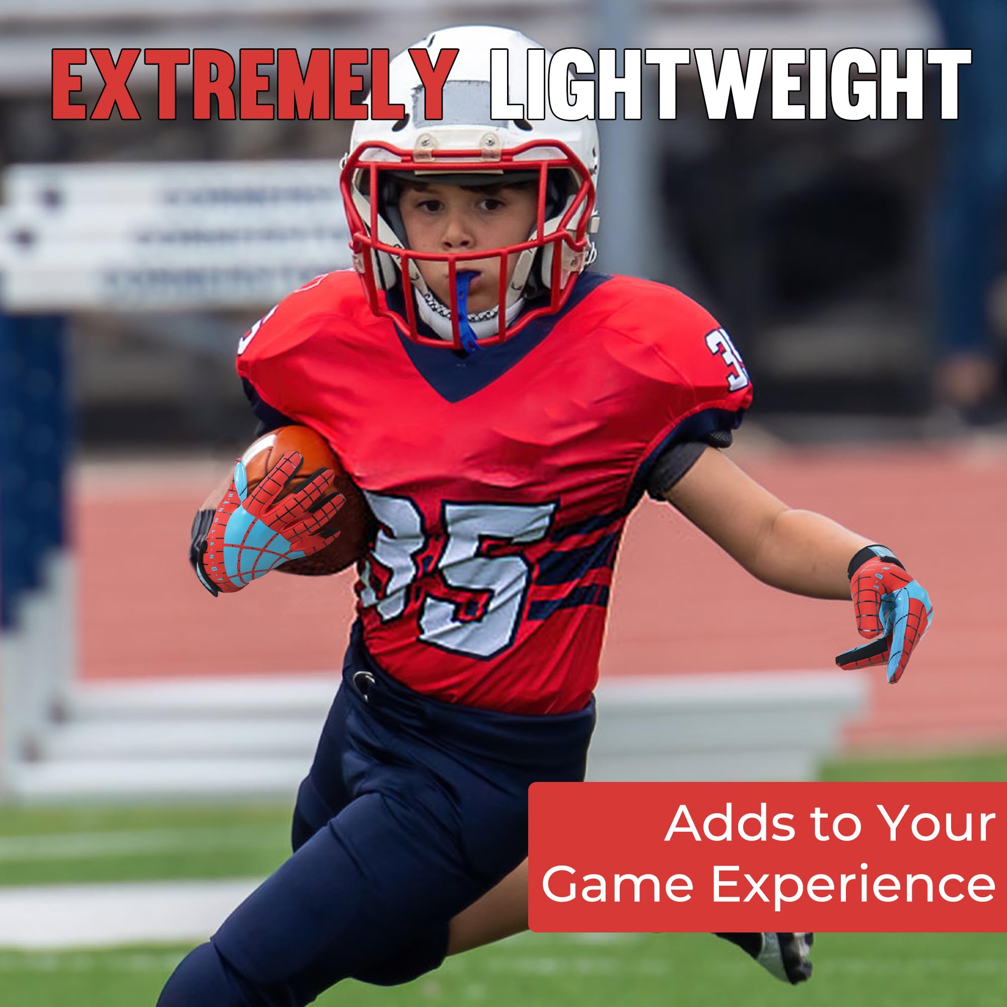 AIGEVTURE youth player catching ball on field showing performance and confidence benefit