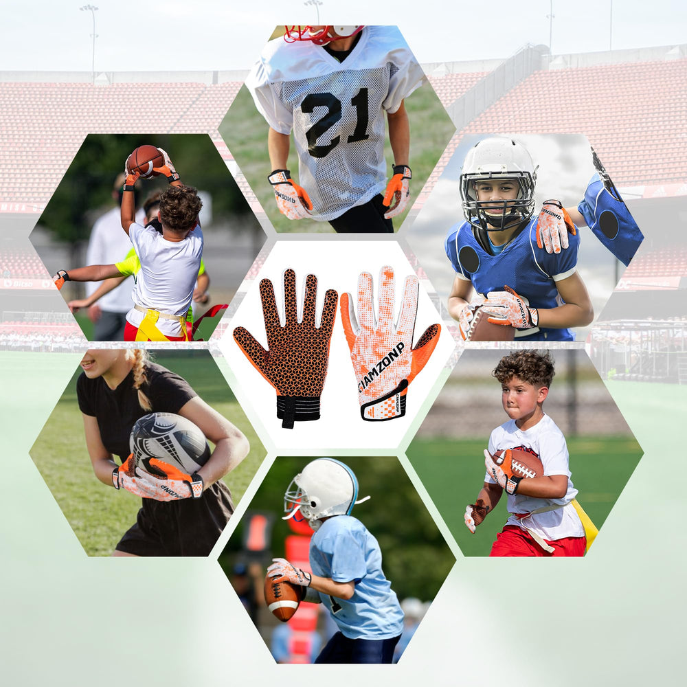AIGEVTURE youth player wearing gloves on field showing confident performance