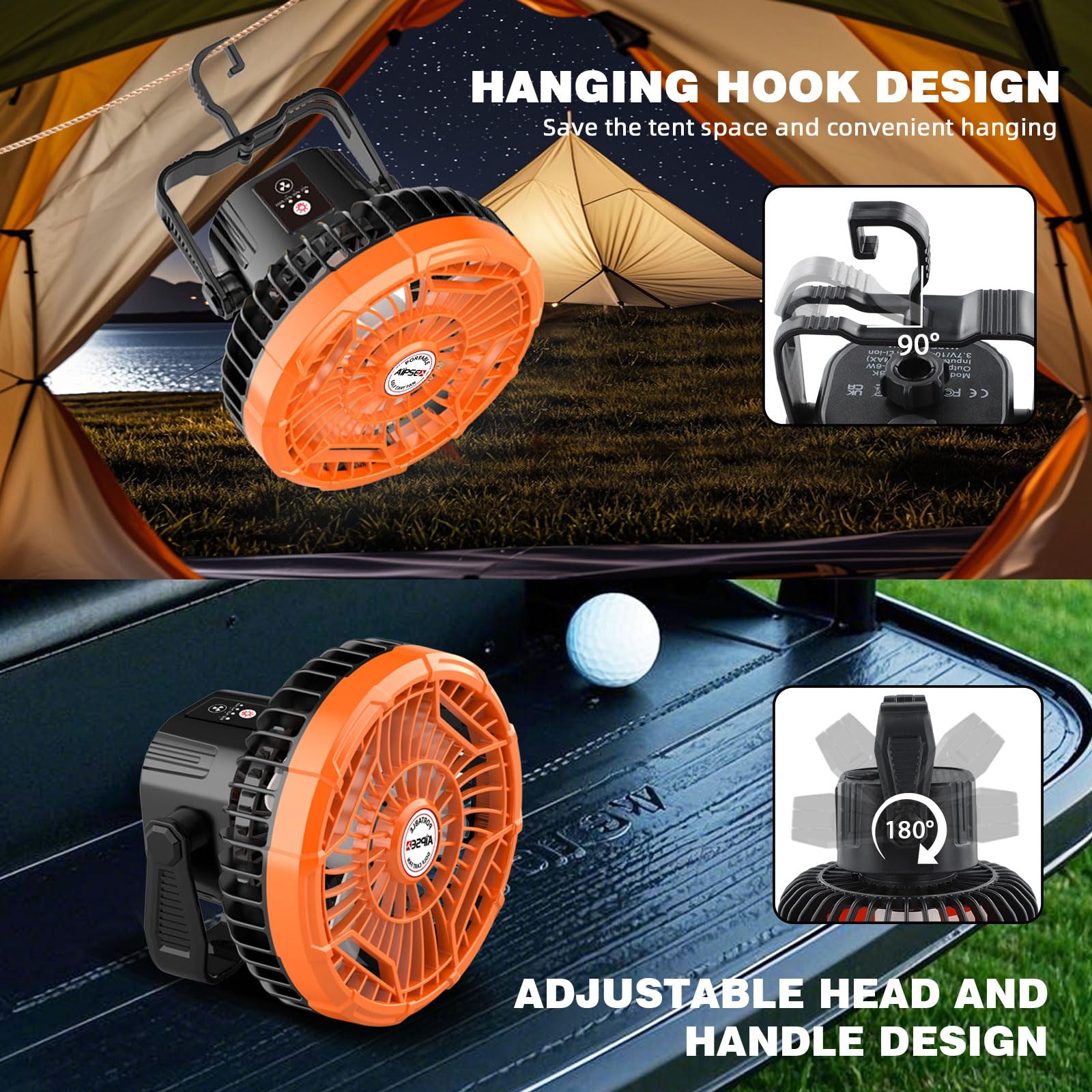 AIPSET hanging hook mounted on cart offering flexible placement benefit