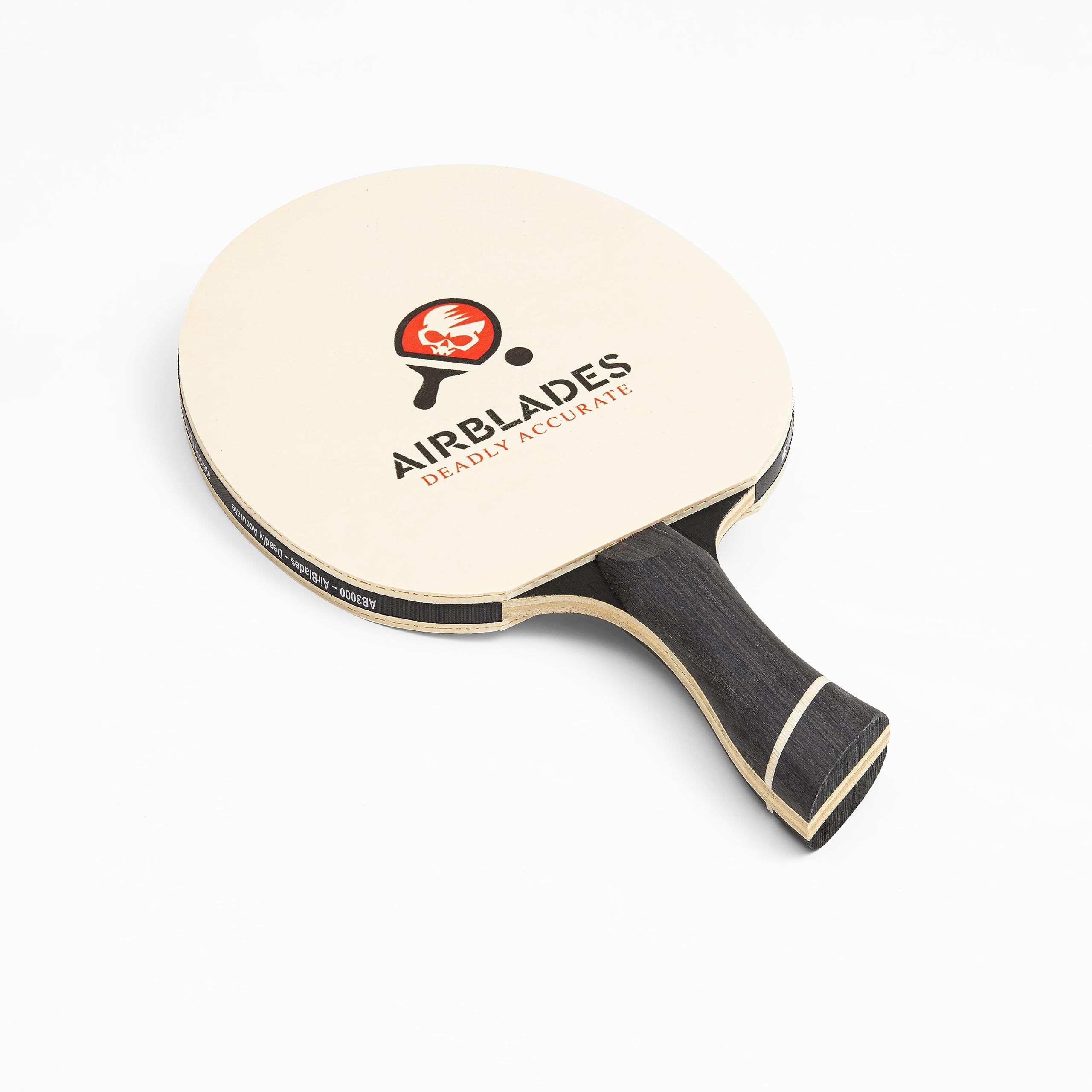 AirBlades paddle resting on table indicating ready-to-play condition