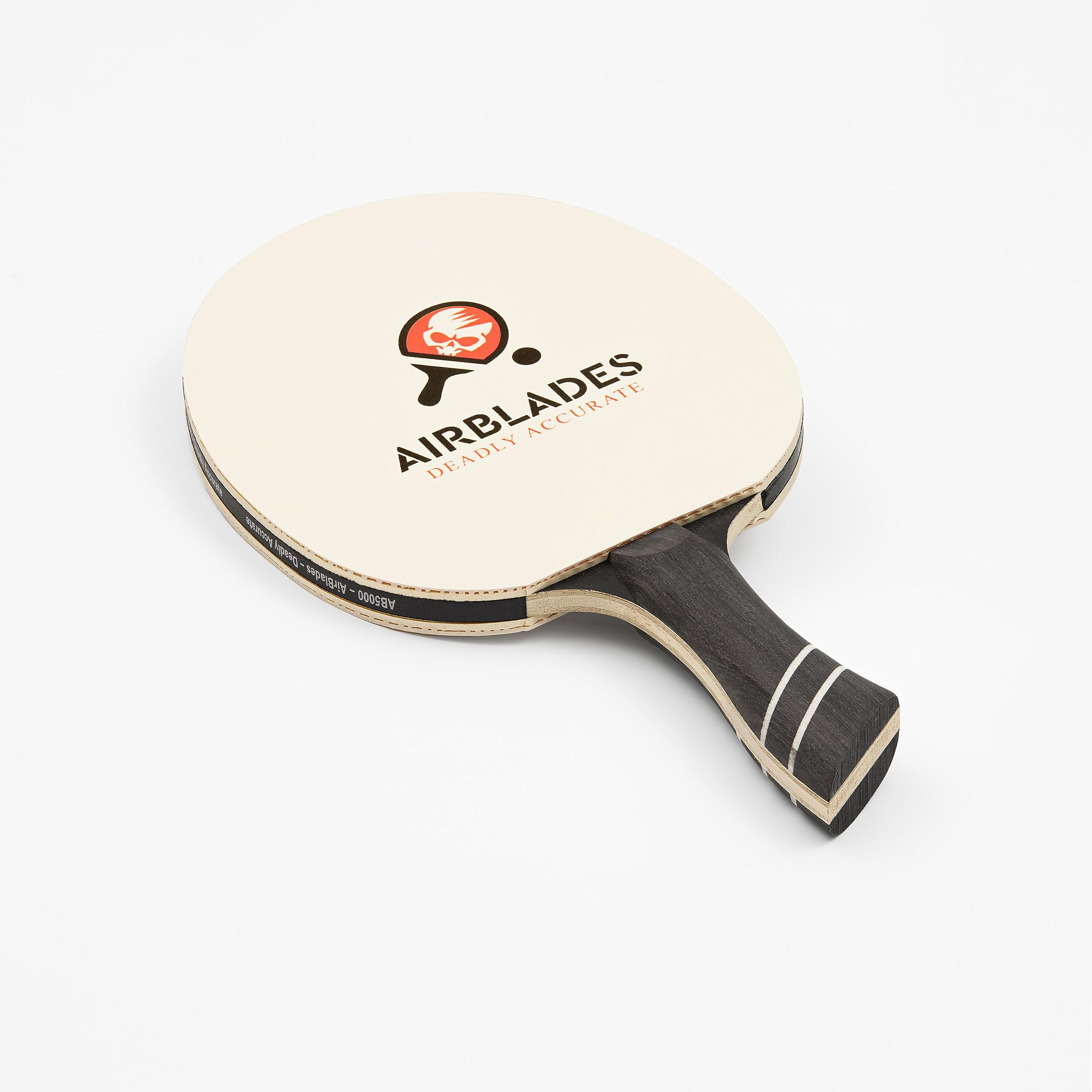 AirBlades playing action smash capturing speed and spin performance