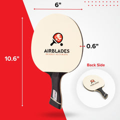 AirBlades rubber texture detail illustrating spin-enhancing surface