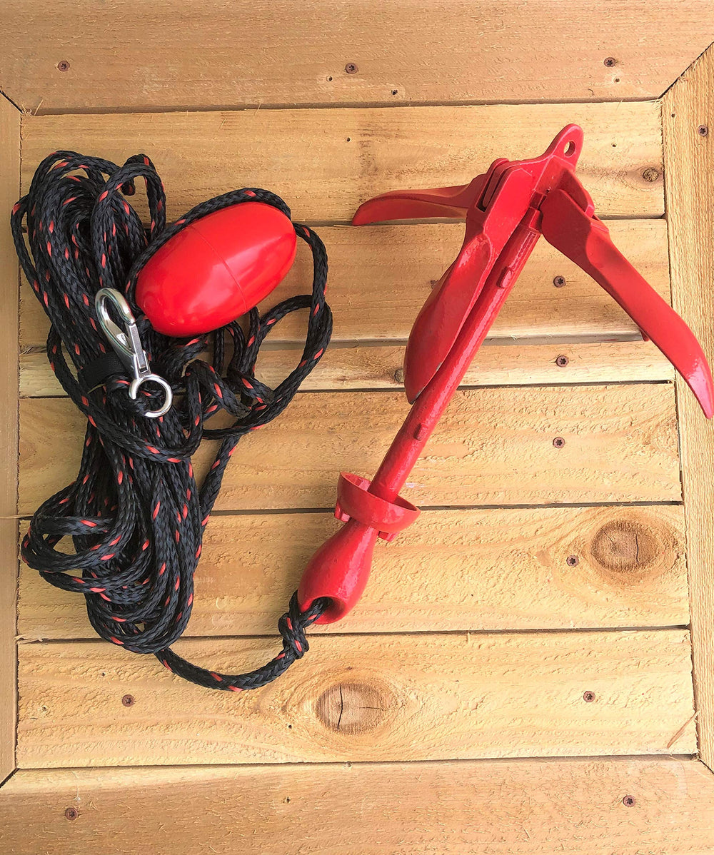 AIRHEAD 25-foot marine-grade rope with inline buoy for visibility and retrieval