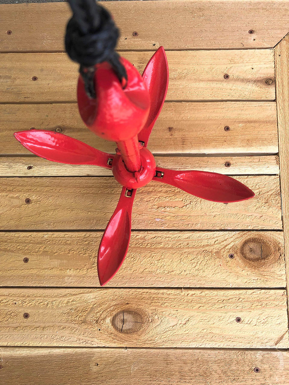 AIRHEAD anchor deployed from a personal watercraft demonstrating easy use