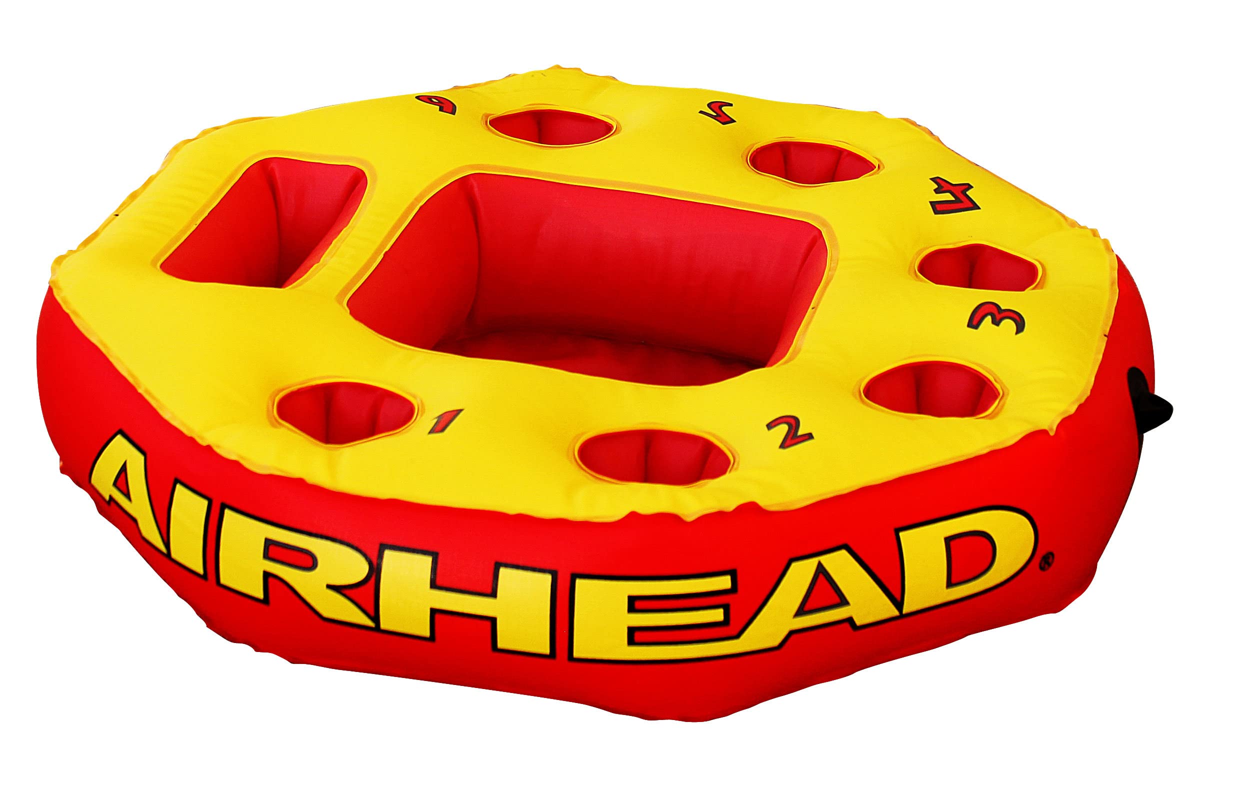 AIRHEAD numbered cup holders keeping drinks organized and within reach
