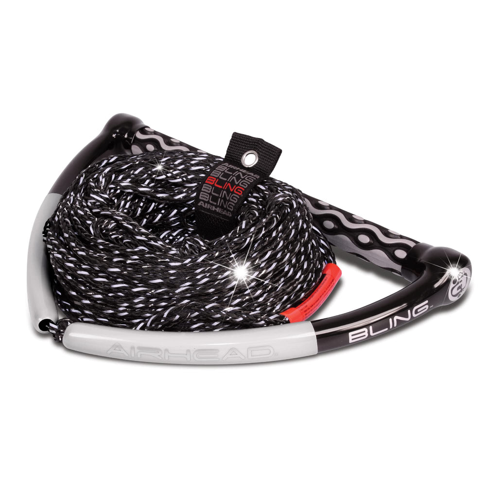 AIRHEAD front view of full 75-foot rope showing sparkle and color benefit visibility
