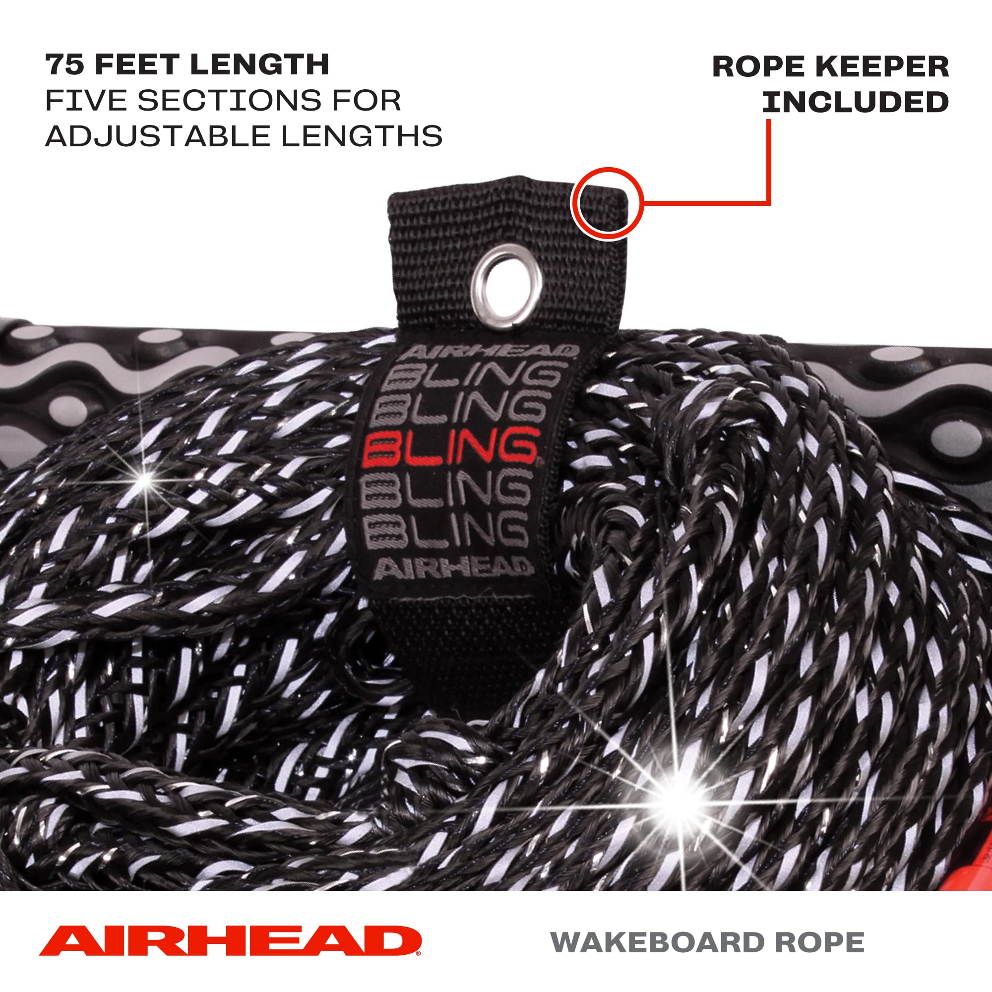 AIRHEAD close-up of 15-inch EVA squid grip showing finger protection and comfort