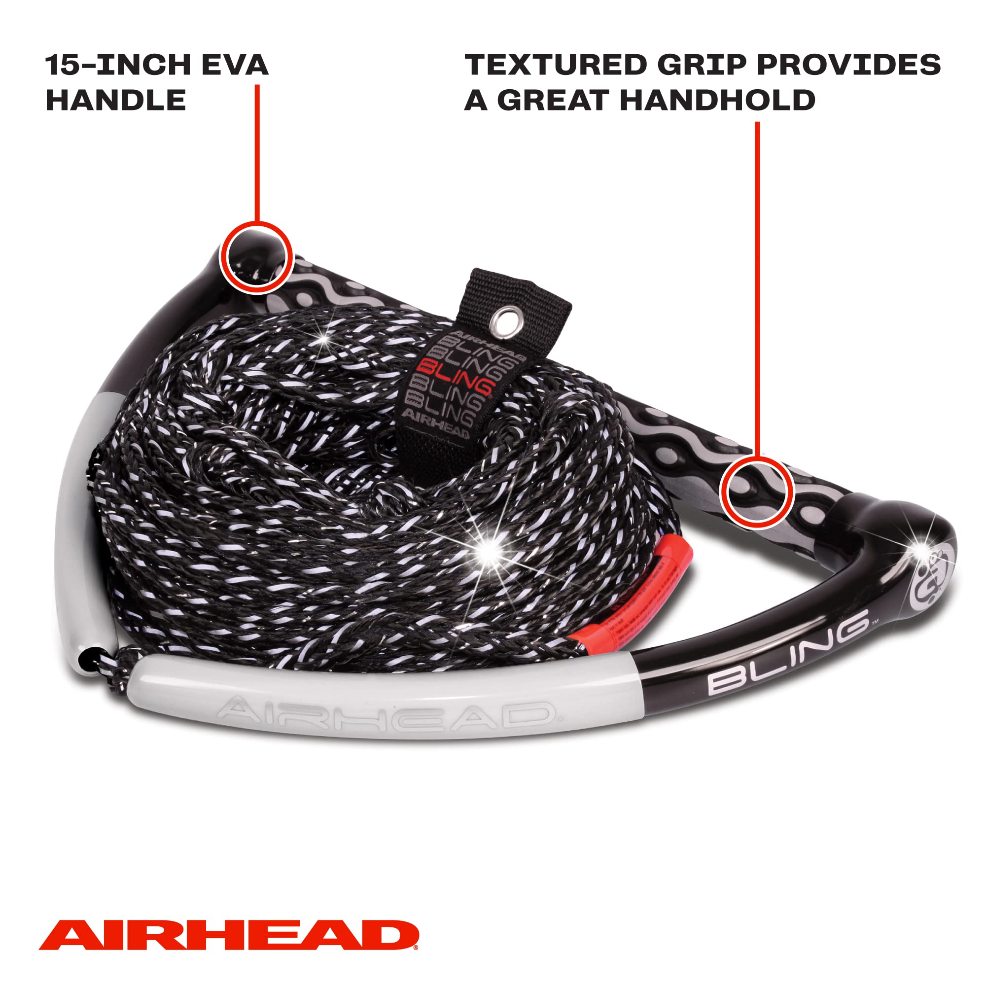 AIRHEAD detailed shot of reflective strands showing shimmer and improved low-light sightlines