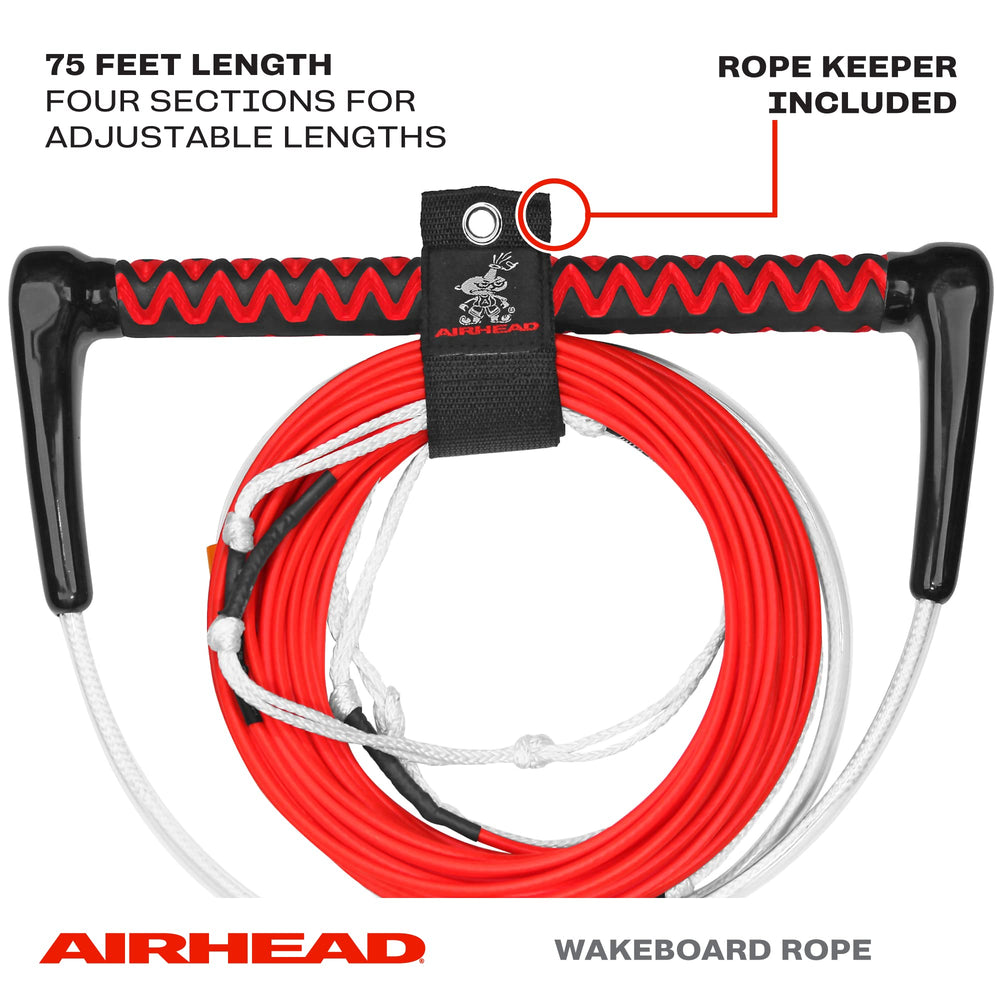 AIRHEAD close-up of 15-inch EVA handle texture for secure comfortable grip
