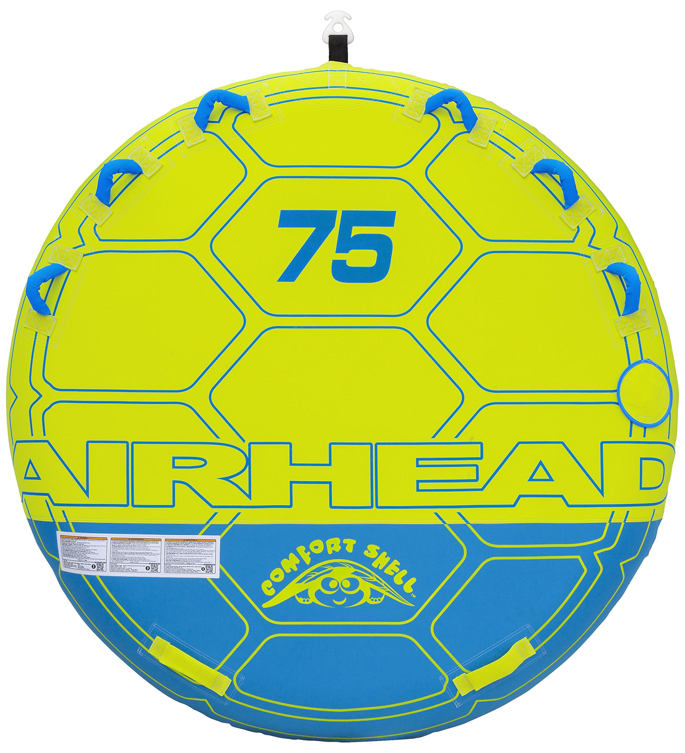 AIRHEAD Comfort Shell with three riders in use demonstrating roomy seating and control