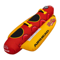 AIRHEAD handle close-up with neoprene knuckle guard and foam wrap, improves grip comfort