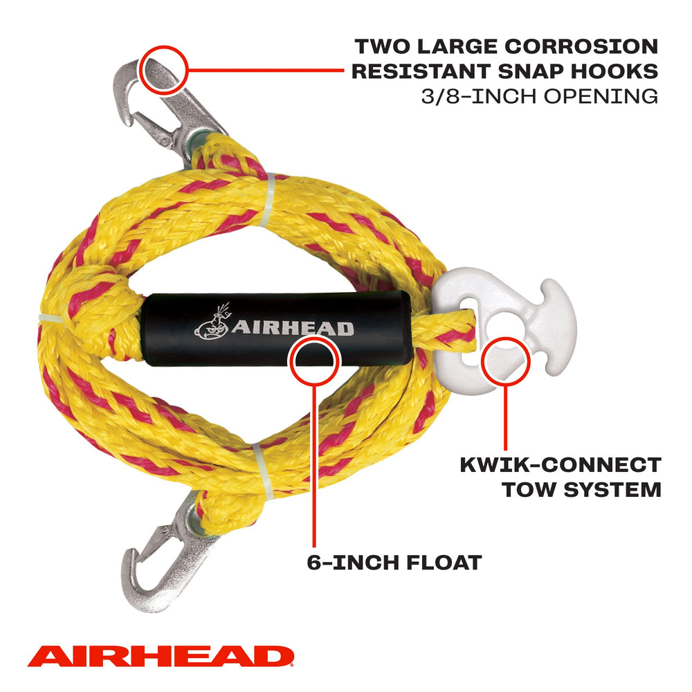 AIRHEAD float and pulley detail keeping connector above water to protect propellers