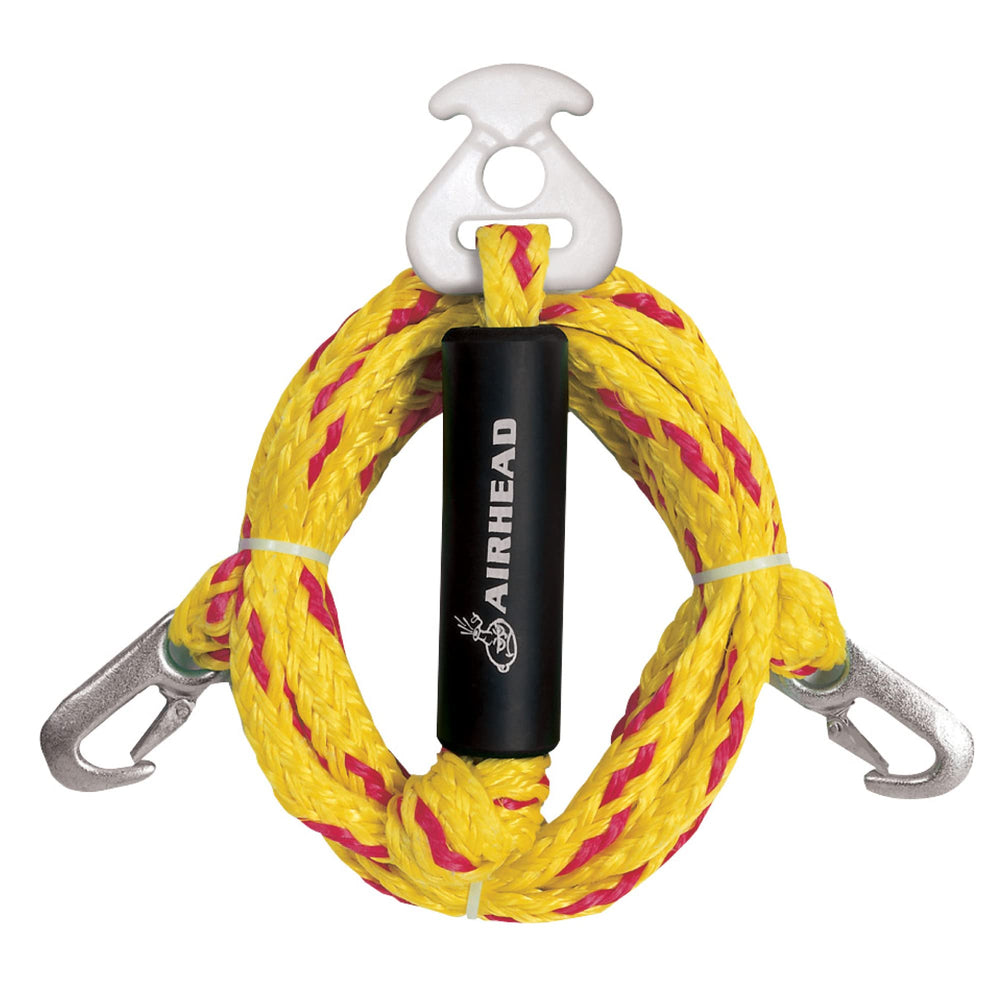 AIRHEAD front view of tow harness showing full length and attachment points for reliable towing