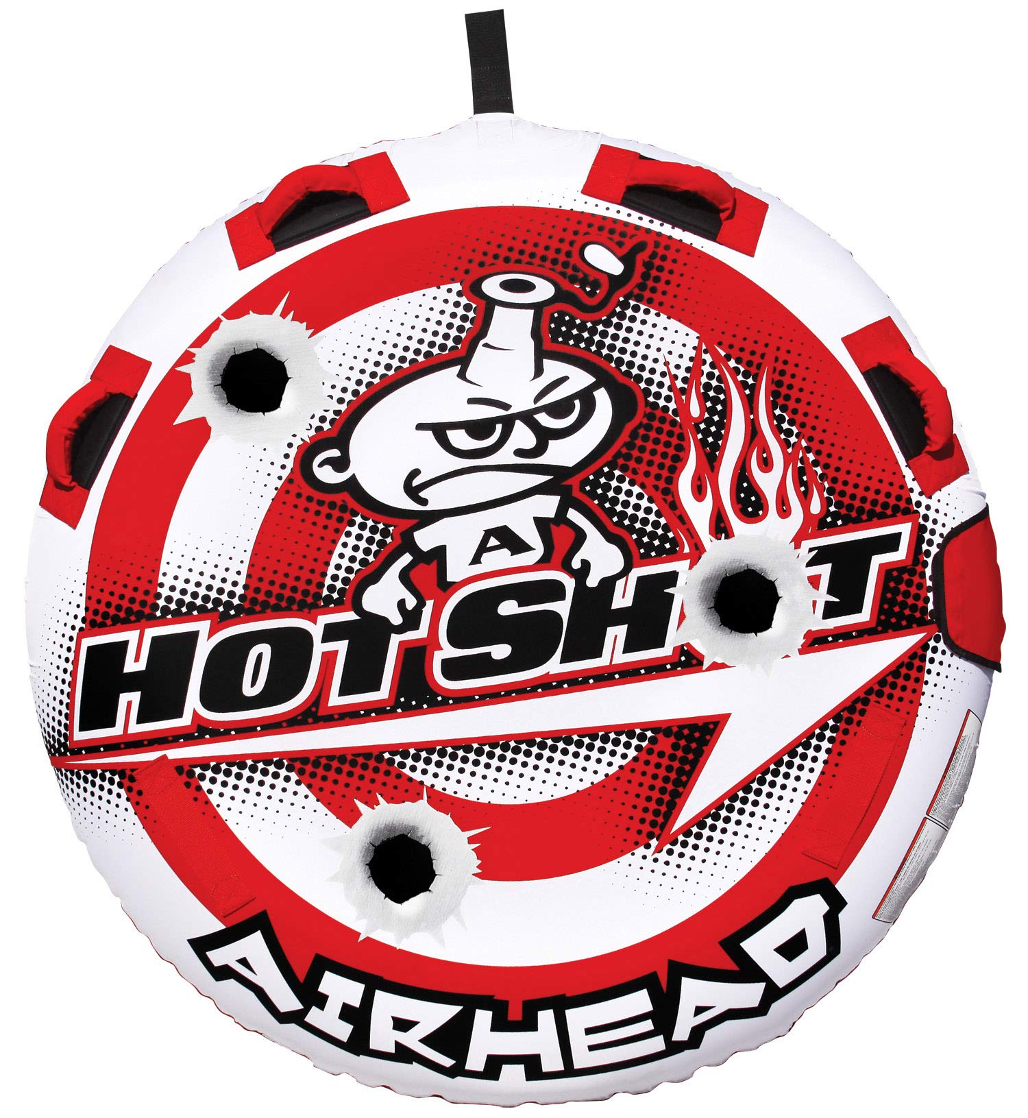 AIRHEAD Hot Shot front view showing round deck and climbable profile for easy boarding