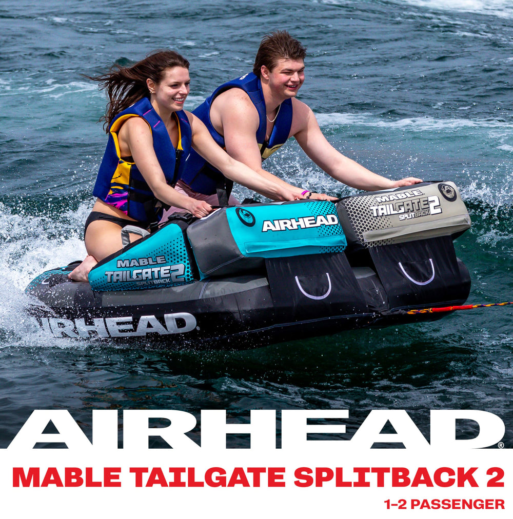 AIRHEAD Mable dual tow points visible for balanced pull and reduced spin