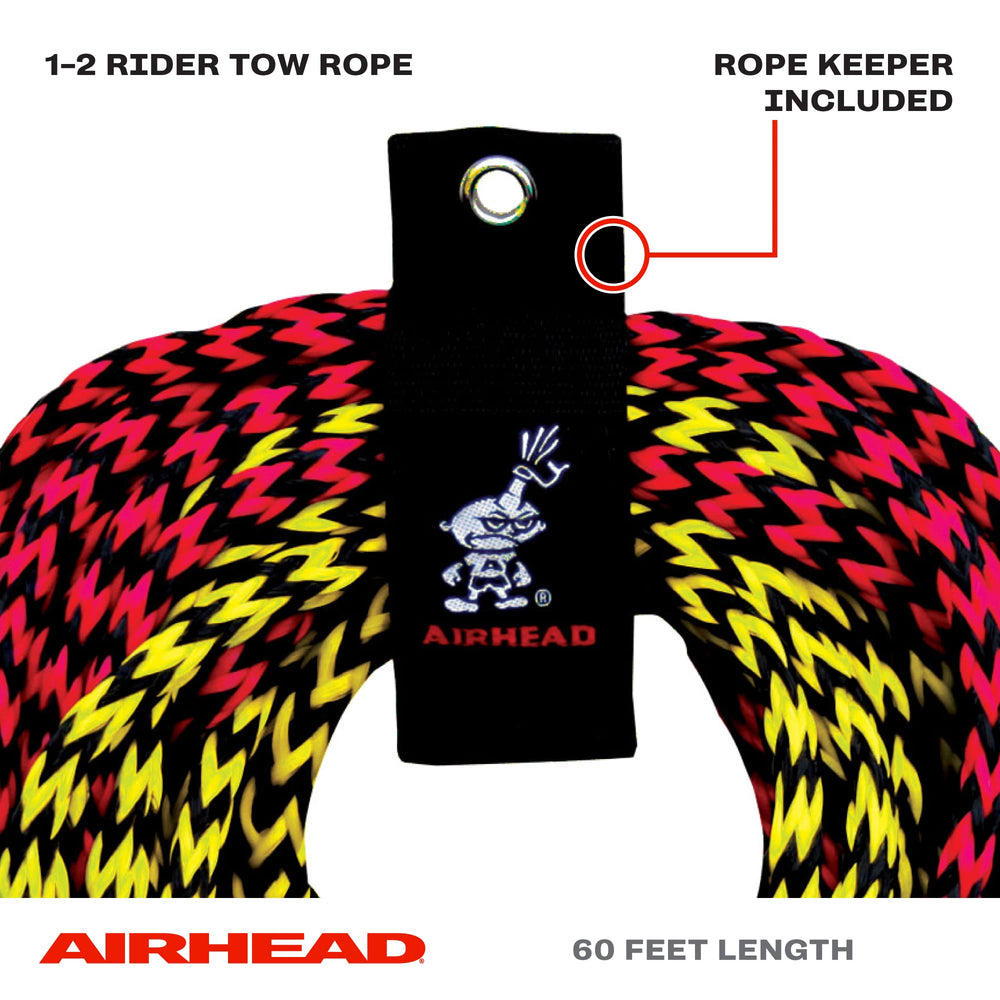 AIRHEAD close-up 16-strand weave of rope, highlighting durable UV resistance