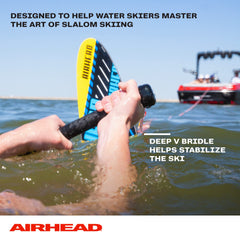 AIRHEAD detailed shot of 16-strand UV-treated rope texture, highlights durability and low-stretch