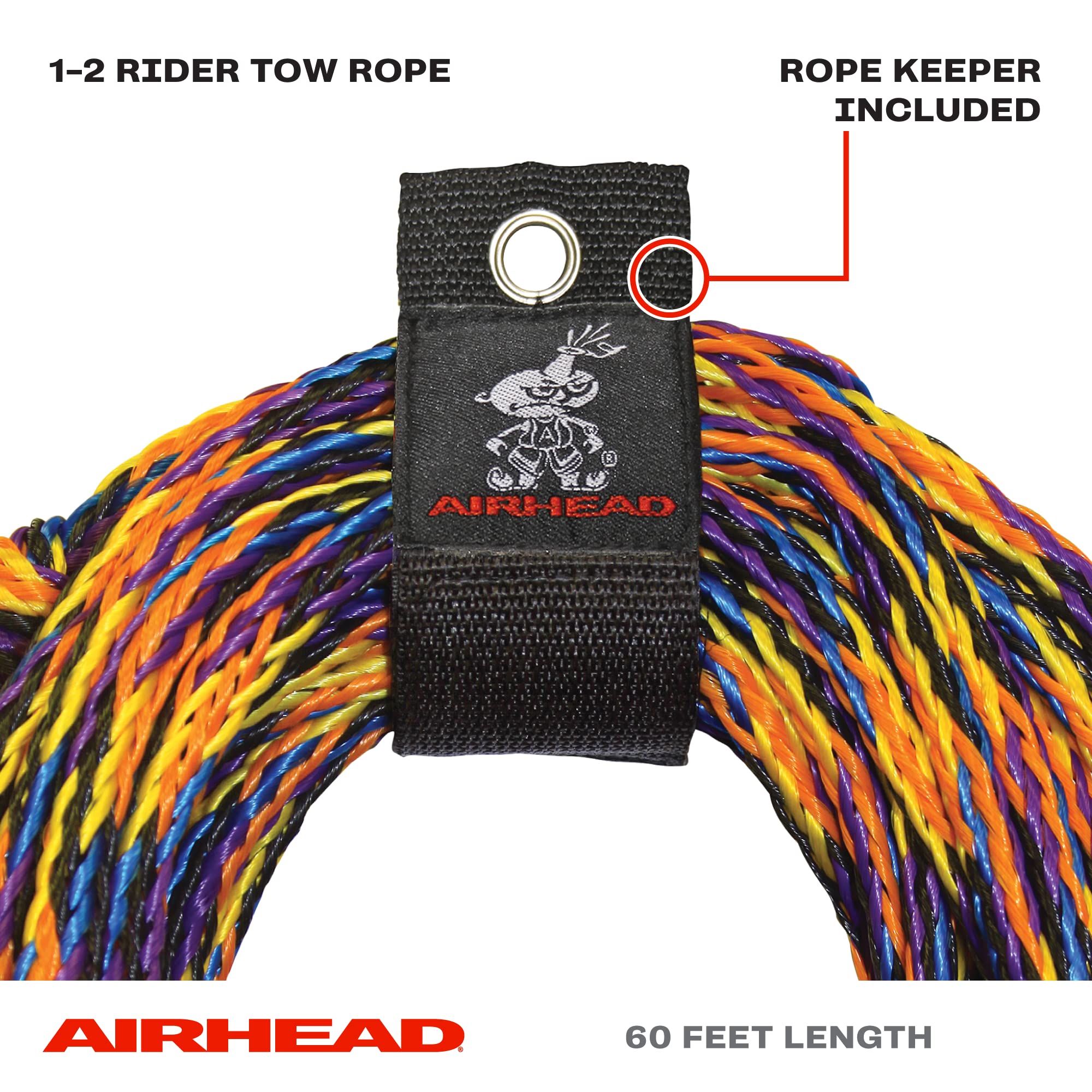 AIRHEAD close-up of a spliced loop showing secure attachment and durable finish