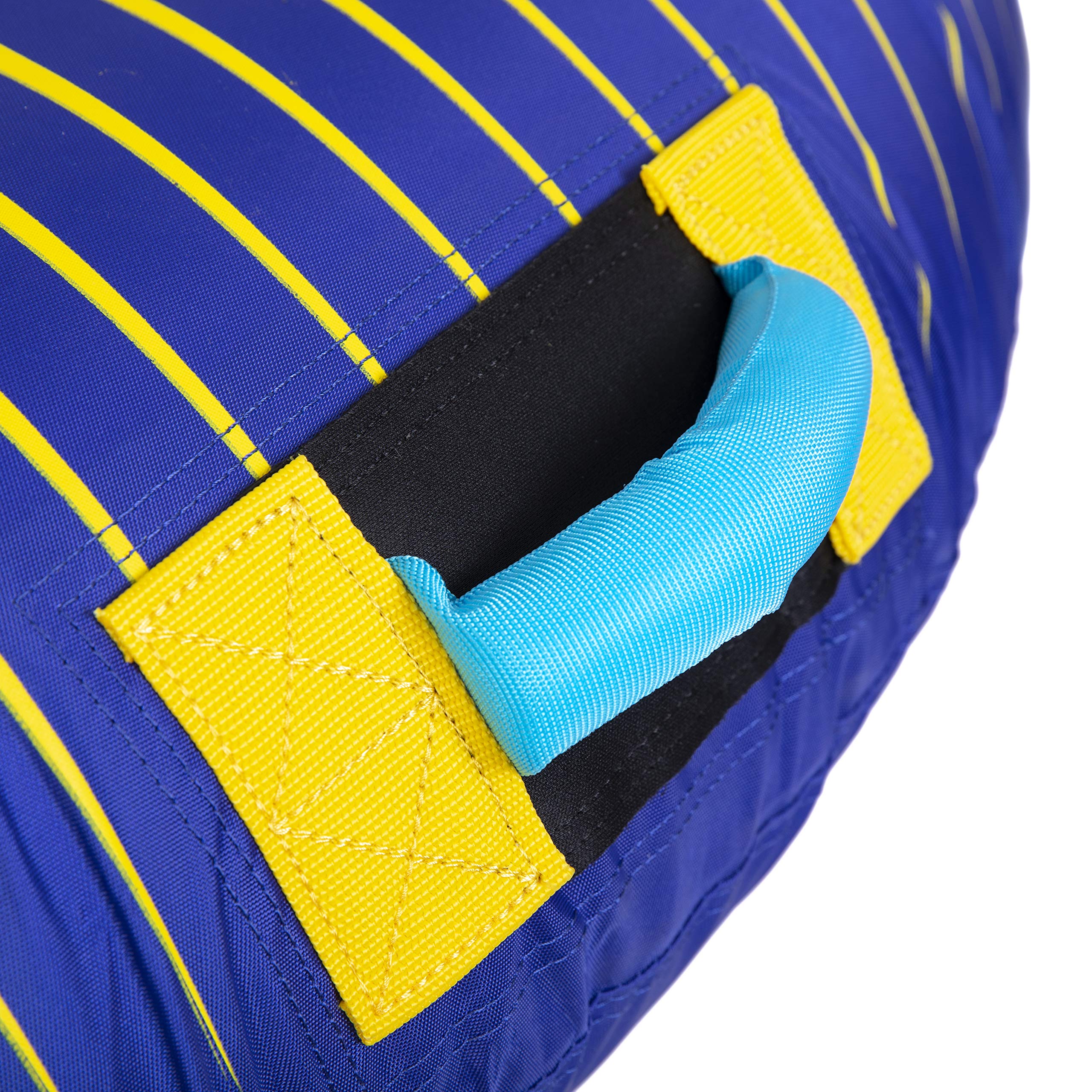 AIRHEAD detailed shot of nylon-wrapped handles for secure grip and rider control