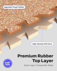 AIRHOP textured rubber top close-up highlighting non-slip surface and abrasion resistance
