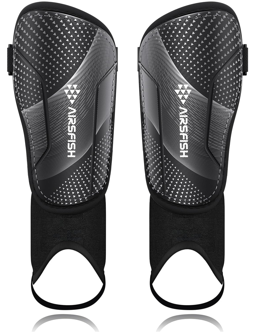 AirsFish front view small carbon black showing protective shell and ankle sleeve benefit