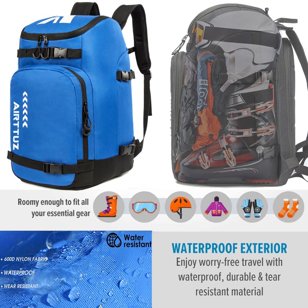 AIRTTUZ padded back and adjustable straps delivering comfortable carry support