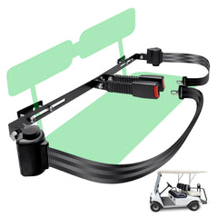 AIWEILUCK front view of mounted two-person seat belt kit showing secure fit