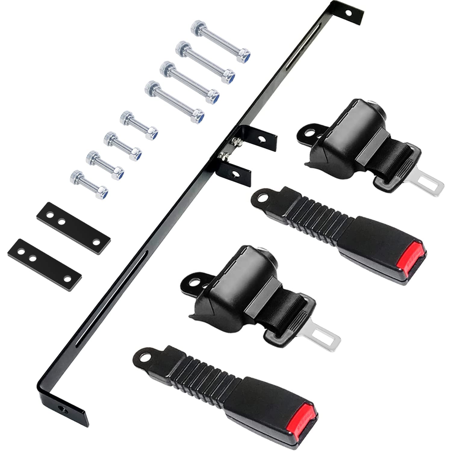 AIWEILUCK lifestyle image of golf cart in use adding passenger restraint