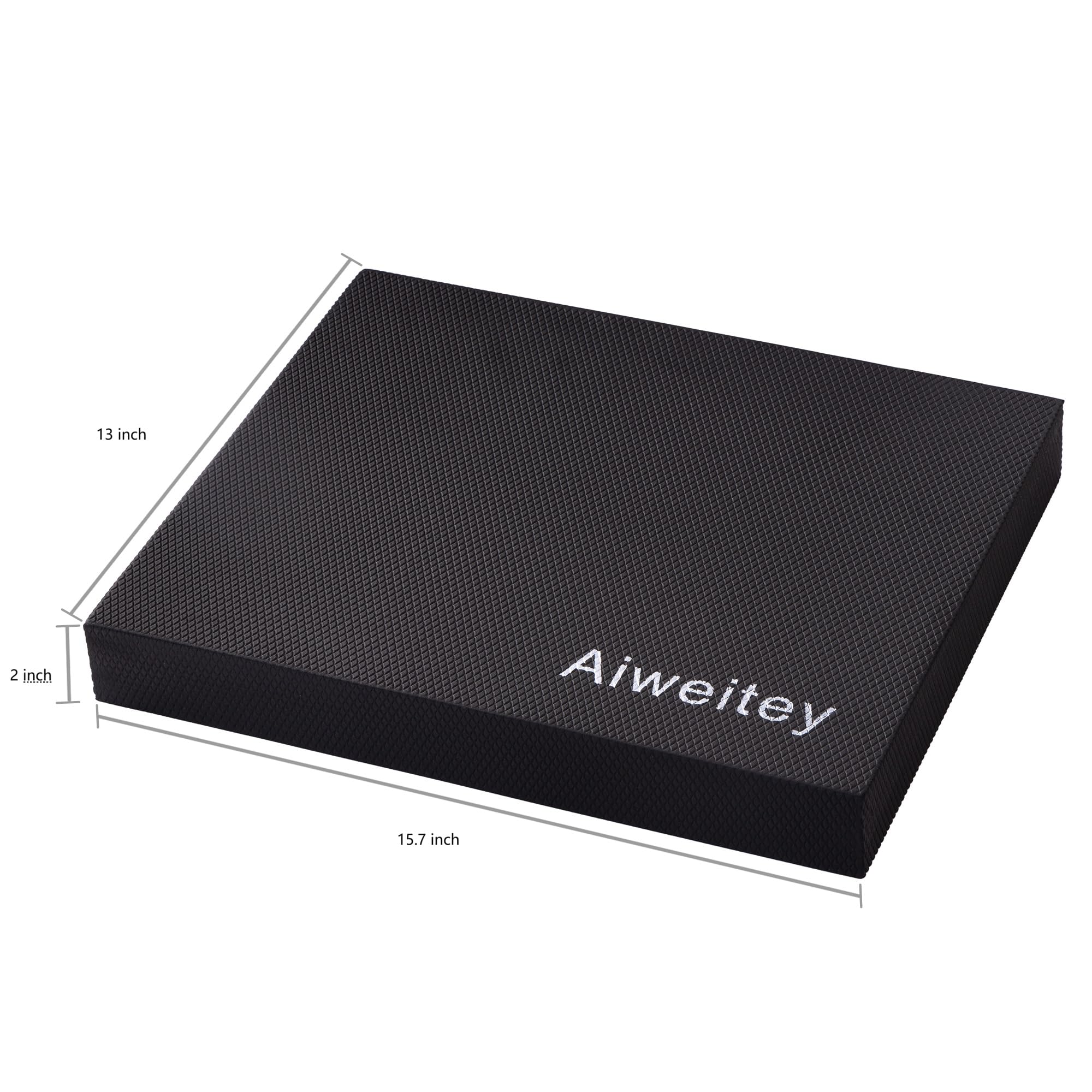 Aiweitey foam texture close-up highlighting non-slip surface and easy cleaning benefit