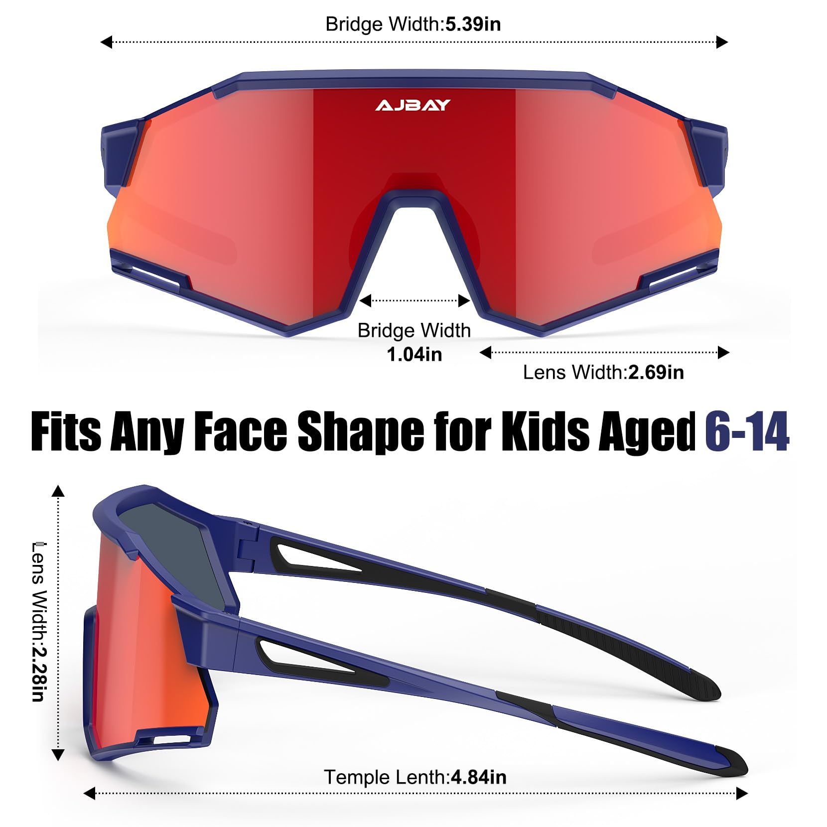 AJBAY frame being bent to show TR90 flexibility and long-lasting durability
