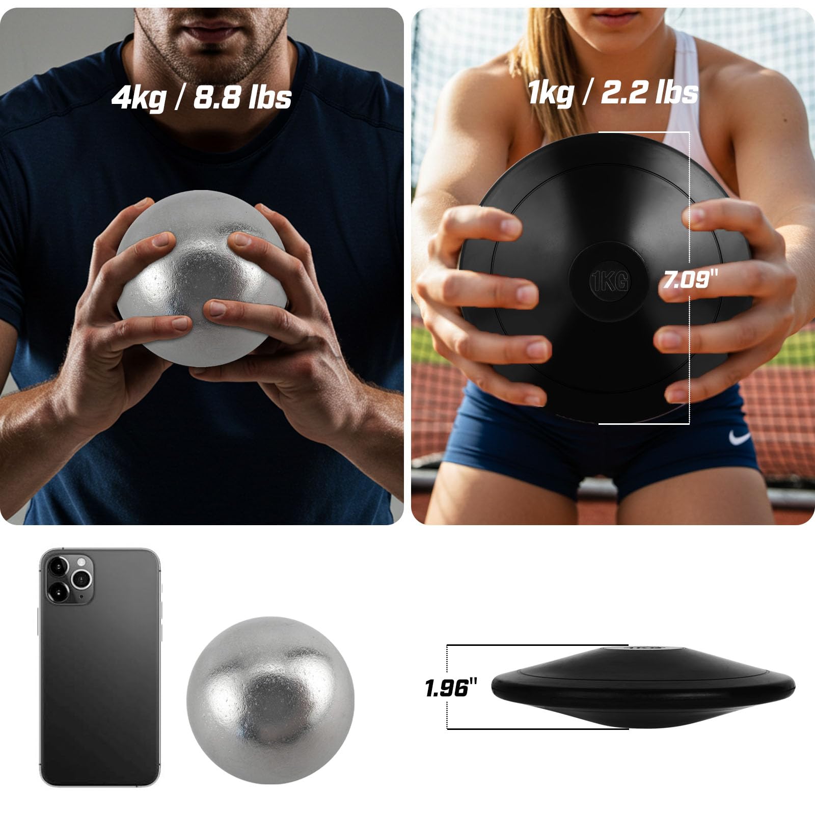 AKABIKE rubber discus top-down view displaying aerodynamic profile and safe surface