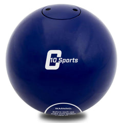 AKABIKE front view of shot put showing smooth cast-iron finish and size clarity
