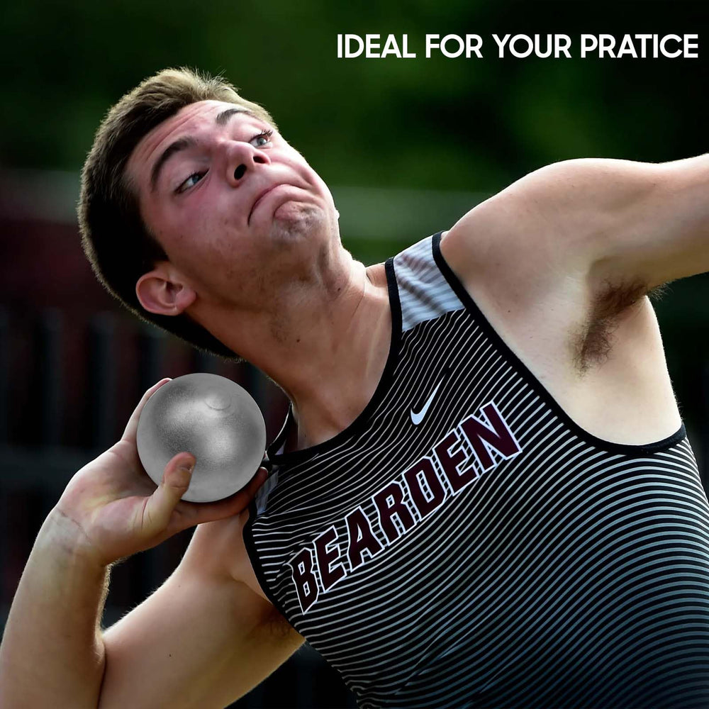 AKABIKE shot put on track used for practice showing real-world training benefit
