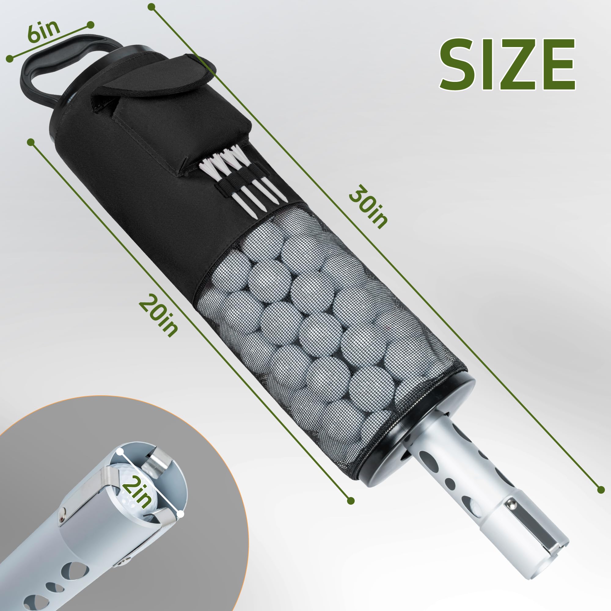 AKOZLIN bag collapsed flat for compact storage and transport benefit