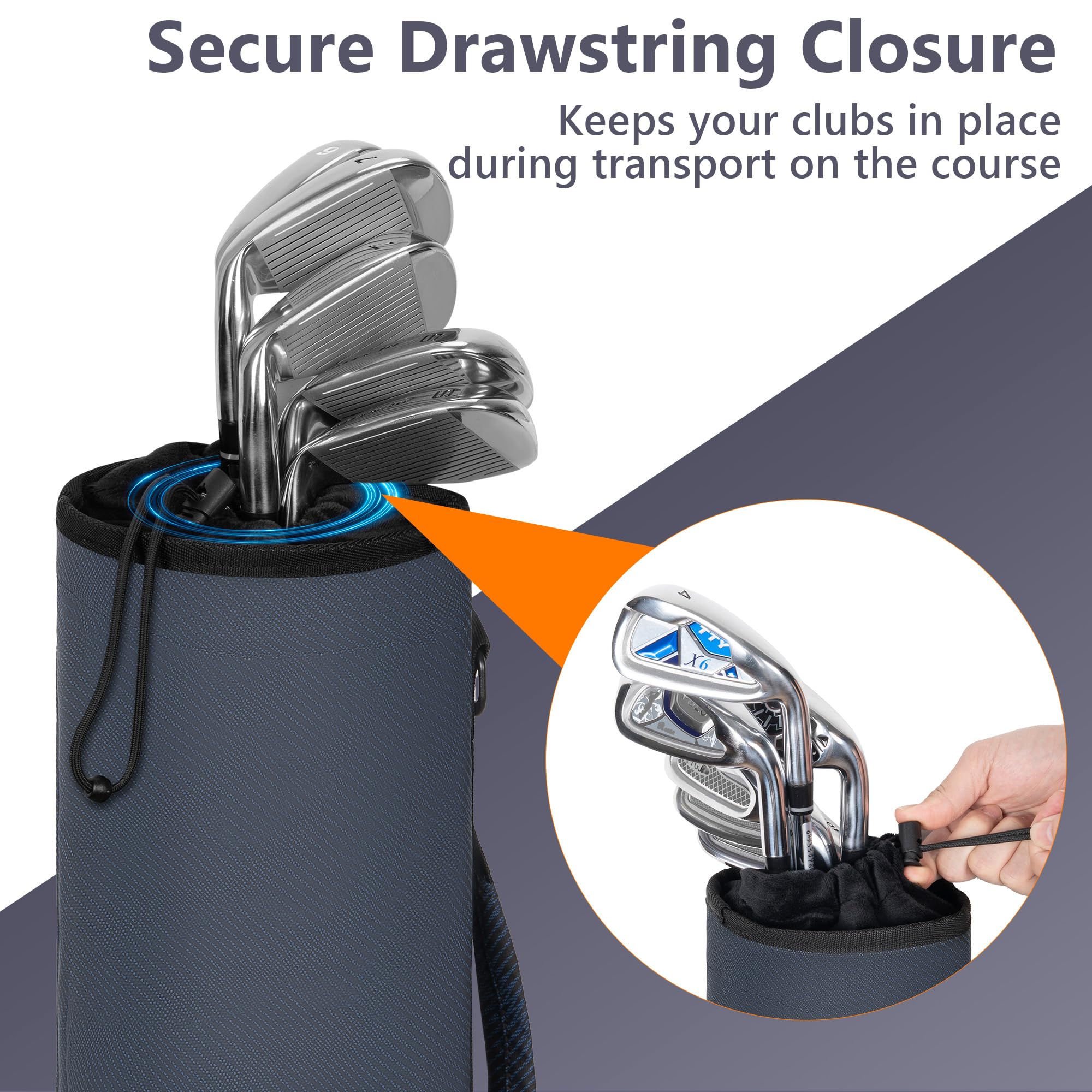 AKOZLIN zippered pocket detail storing balls and accessories for easy organization