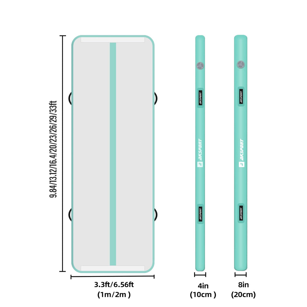 AKSPORT close-up of BRAVO valve and reinforced seam for leak-resistant durability