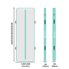 AKSPORT close-up of BRAVO valve and reinforced seam for leak-resistant durability