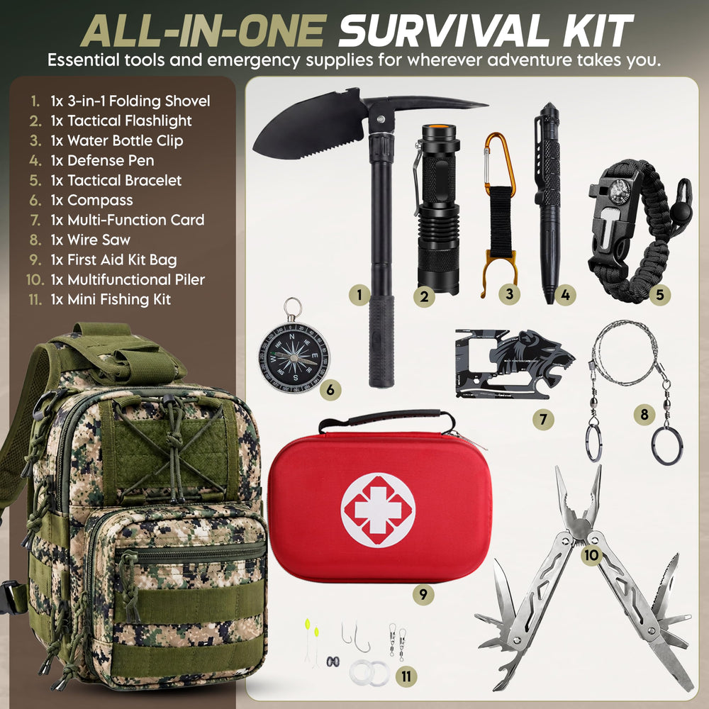 Alertoa close-up of tactical folding shovel highlighting durable steel construction
