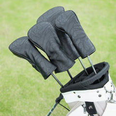 Aliennana close-up of driver cover texture and embroidery that protects and looks sharp
