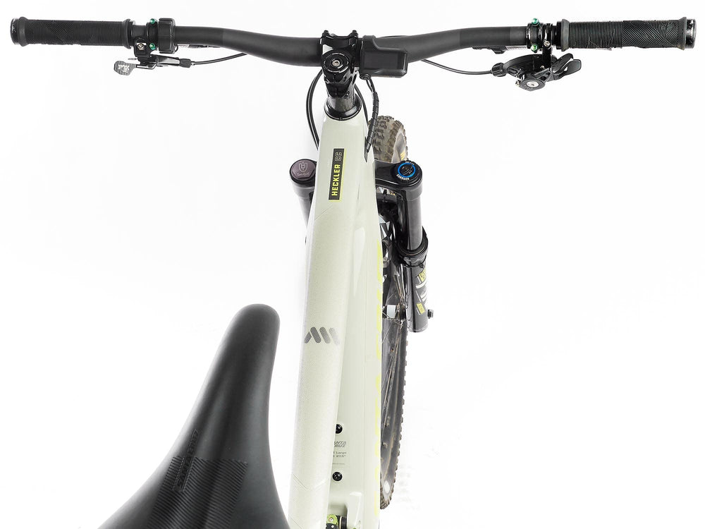 All Mountain Style protector on chainstay demonstrating scratch and chip prevention