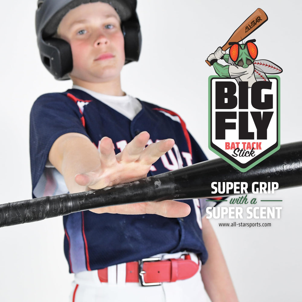 All-Star stick with baseball gear in bag illustrating scent and game-ready benefit