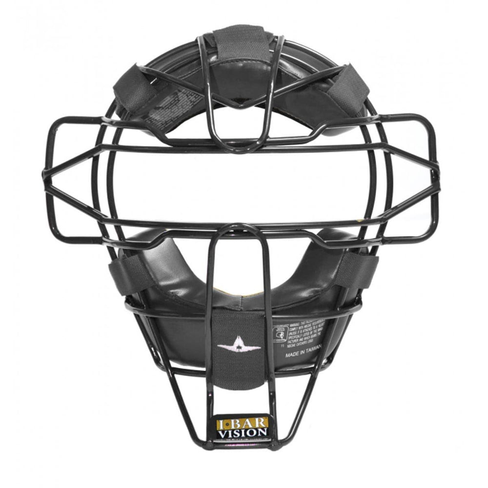 All-Star FM25EXT front view showing solid steel cage and clear sightlines for protection