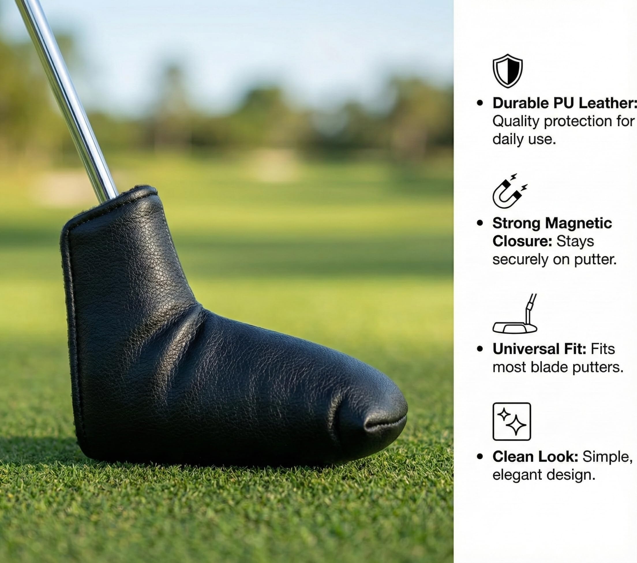 All Teed Up close-up of PU leather texture showing durable finish