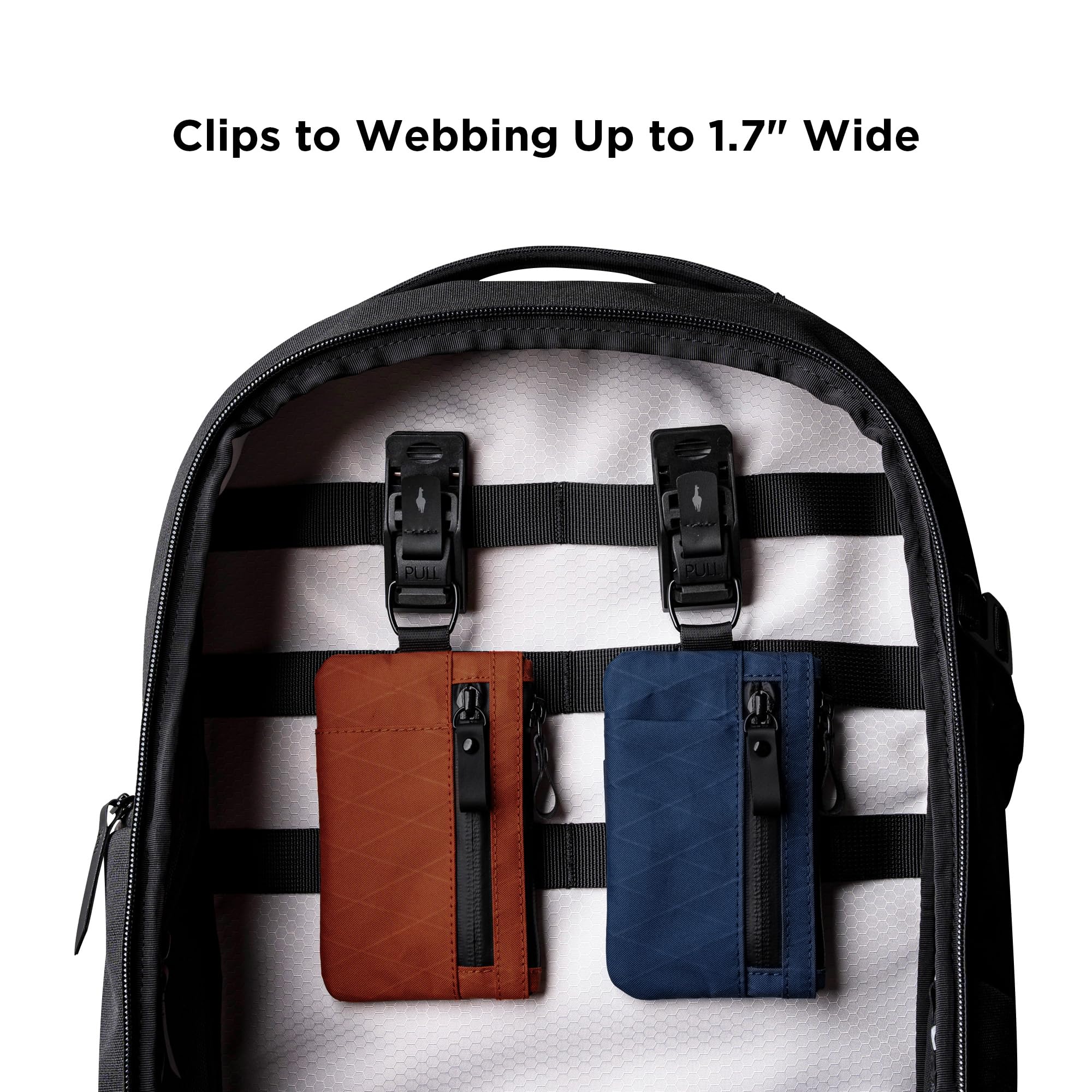 ALPAKA HUB inside pocket illustrating minimal bulk and comfortable carry