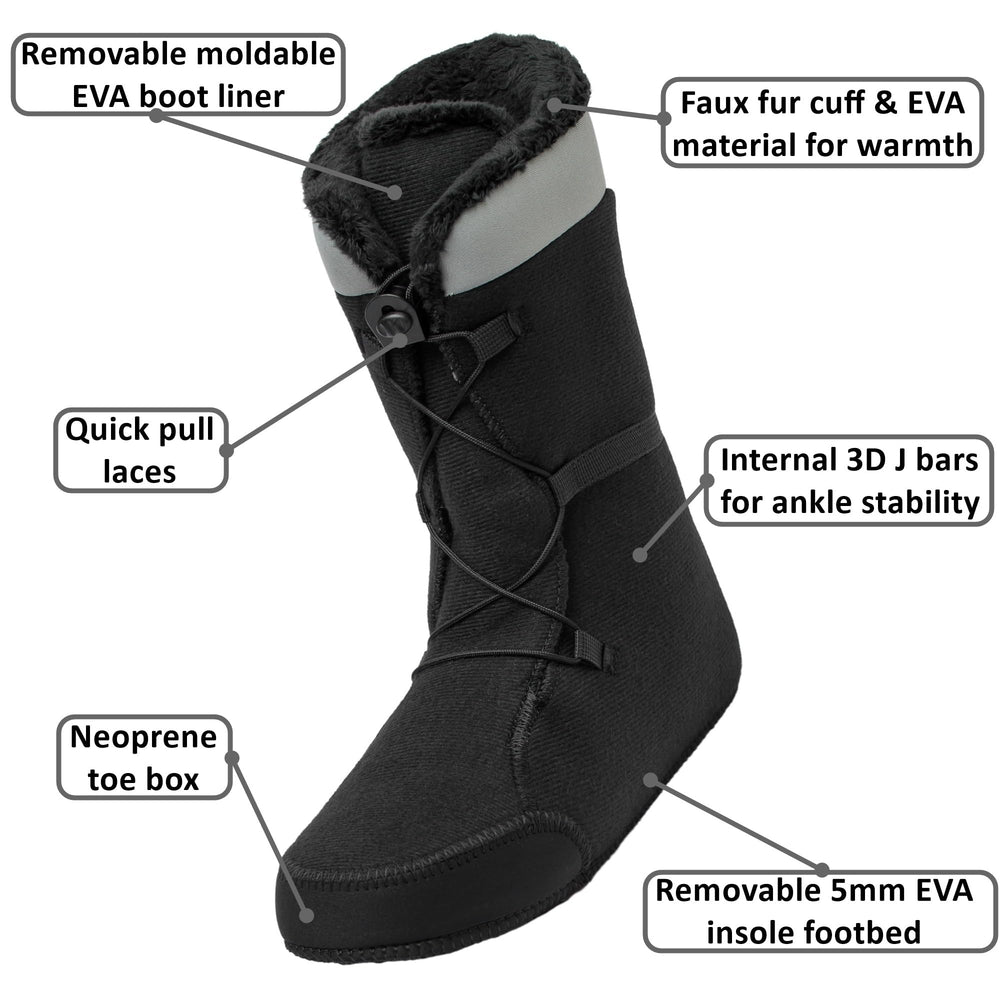 Alpine Swiss removable heat-moldable liner displayed to show custom-fit and cushioning