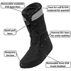 Alpine Swiss removable heat-moldable liner displayed to show custom-fit and cushioning